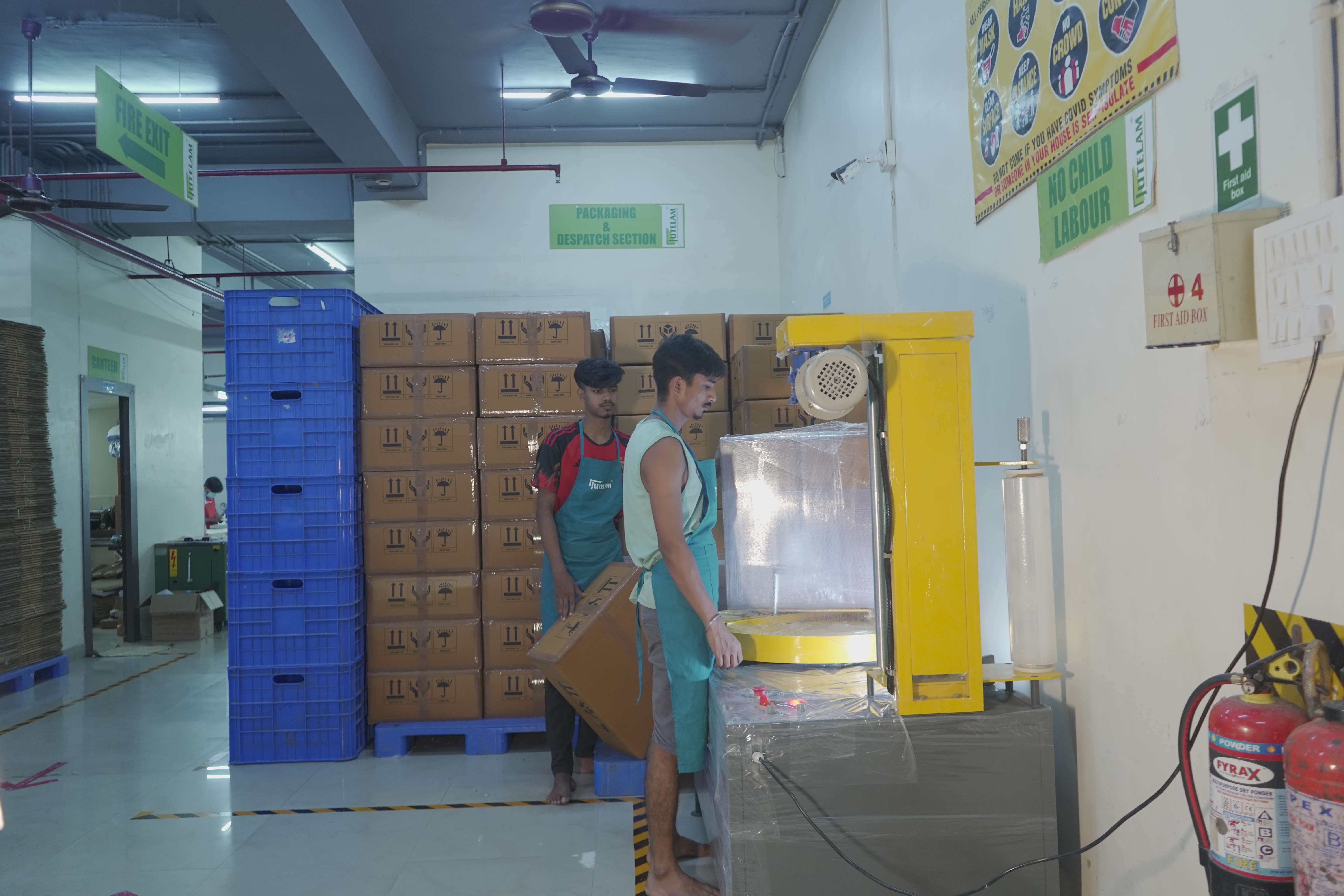 Factory Packaging and Dispatch Section